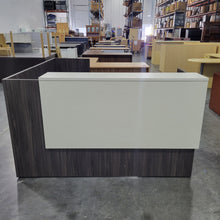Load image into Gallery viewer, NEW 71 x78 Reception Desk in Coastal Gray