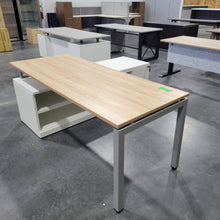 Load image into Gallery viewer, Elements 6 x 6 L-Shape with Low Credenza in Aspen and White