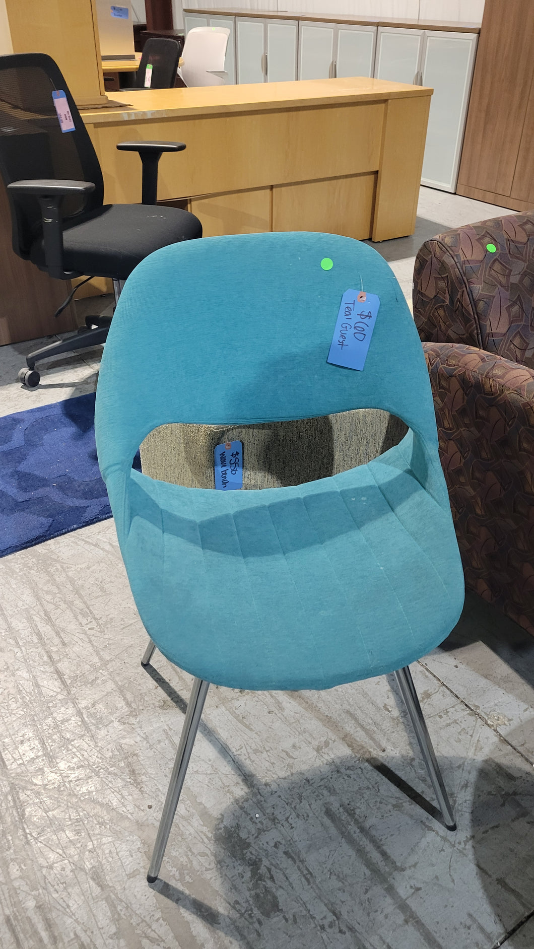 Teal Guest Chair