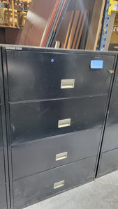 Black Metal File Cabinet