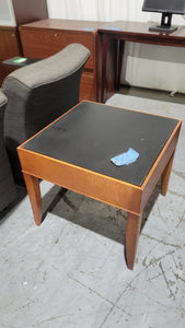 Cherry and Black End Table
