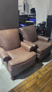 Brown Club Chairs