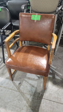 Load image into Gallery viewer, Brown Leather Club Chair
