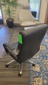 Showroom Model Faux Leather Conference Chair