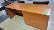 Load image into Gallery viewer, Maple Desk and Credenza Set
