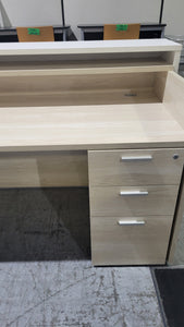 Oak Reception Desk