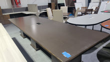 Load image into Gallery viewer, 12&#39; Walnut Conference Table
