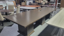 Load image into Gallery viewer, 12&#39; Walnut Conference Table
