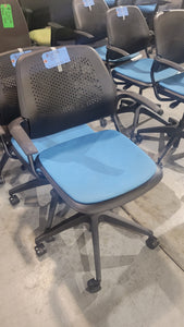 Allsteel Blue Fixed Arm Task Chair