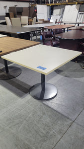 Square White Table