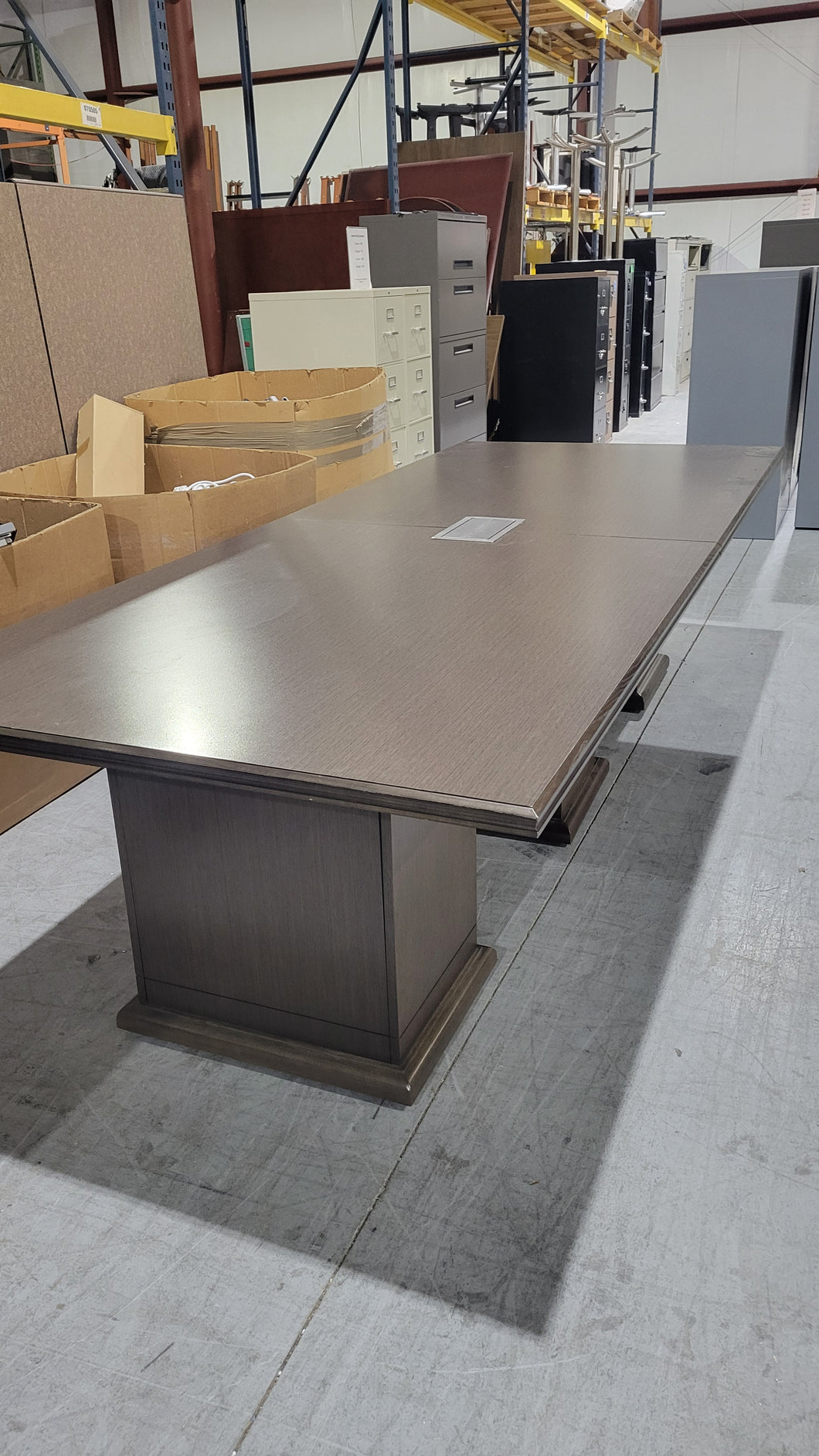 10 Ft Dark Brown Conference Table