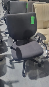 Black Fabric Task Chair