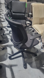 Black Fabric Task Chair