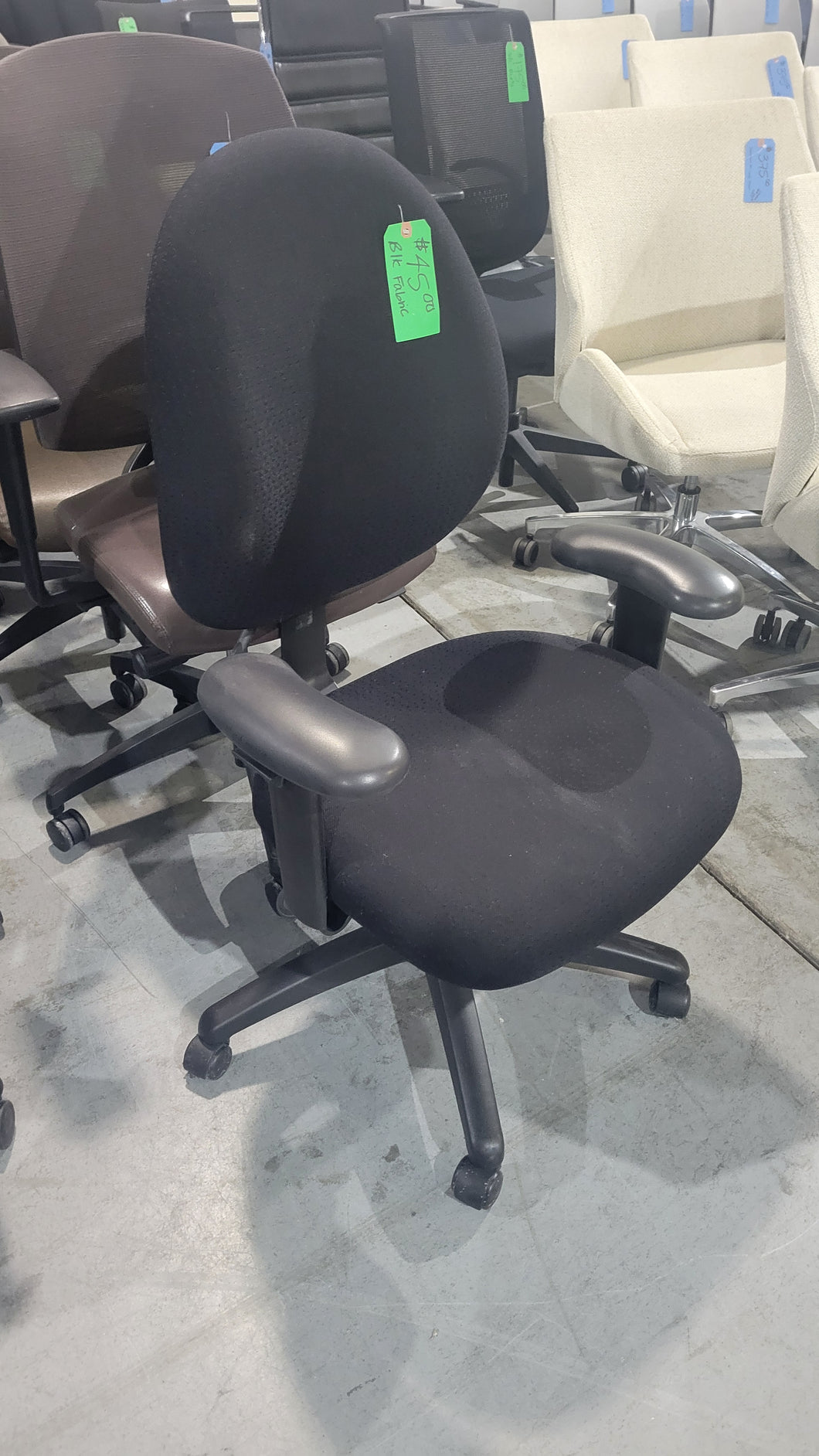 Black Fabric Task Chair