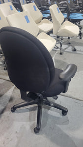 Black Fabric Task Chair