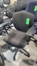 Load image into Gallery viewer, Black Fabric Task Chair
