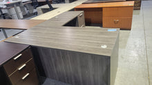 Load image into Gallery viewer, Newport Gray L-Shape Desk
