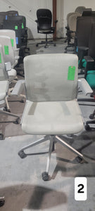 Gray Full Mesh Fixed Arm Task Chair