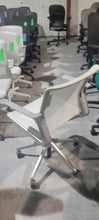 Load image into Gallery viewer, Gray Full Mesh Fixed Arm Task Chair
