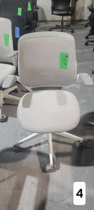 Gray Fixed Arm Task Chair