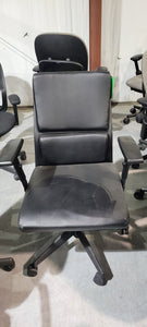 Black Executive Vinyl Task Chair
