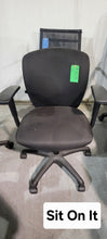 Load image into Gallery viewer, Black Sit-On-It Task Chair
