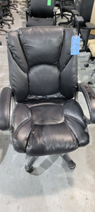 Black Executive Leather Task Chair