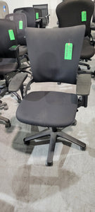 Black Square Backed Task Chair