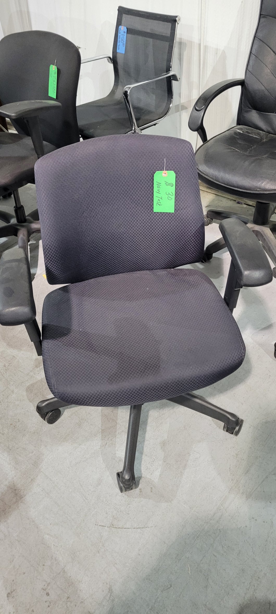 Full Fabric Navy Task Chair