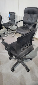 Mesh Rounded Back Black Task Chair