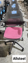 Load image into Gallery viewer, Burgandy All Steel Fixed-Arm Task Chair
