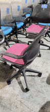 Load image into Gallery viewer, Burgandy All Steel Fixed-Arm Task Chair
