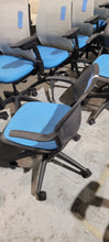 Load image into Gallery viewer, Blue Allsteel Fixed Arm Task Chair
