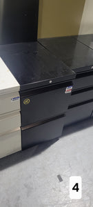Black Mobile File Pedestal