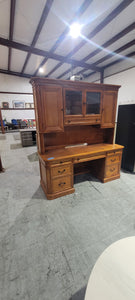 Traditional Executive Desk with Hutch