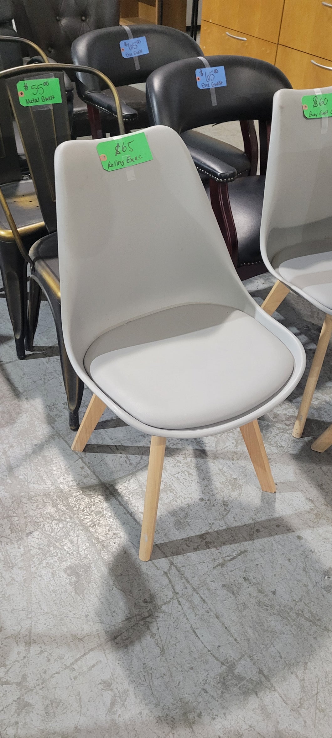 Gray Guest Chair