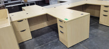 Load image into Gallery viewer, Maple L-Shape Desk
