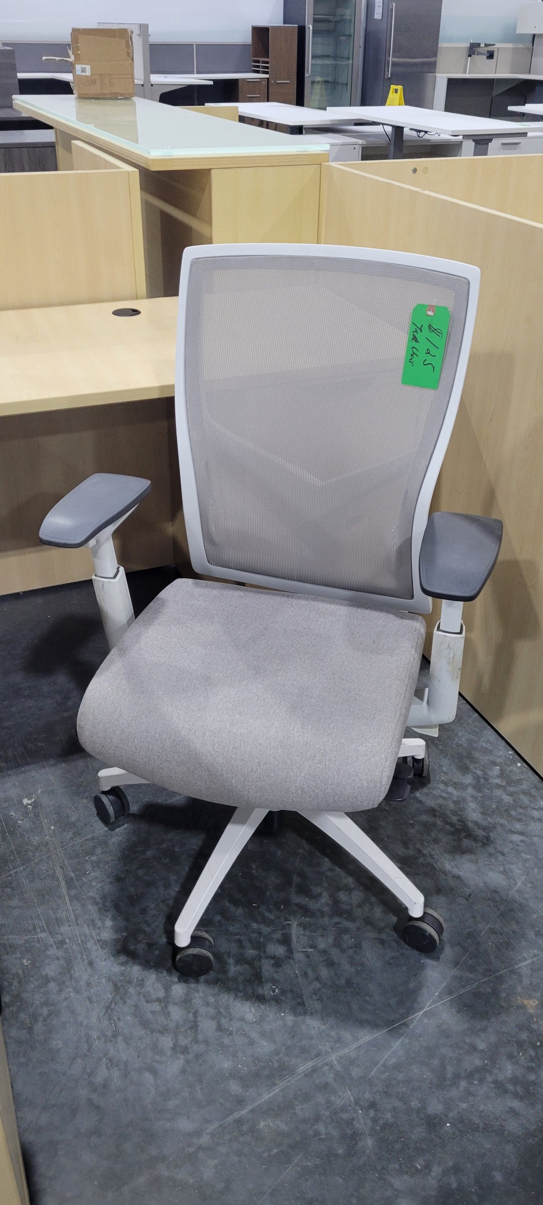Sit-On-It Gray Task Chair