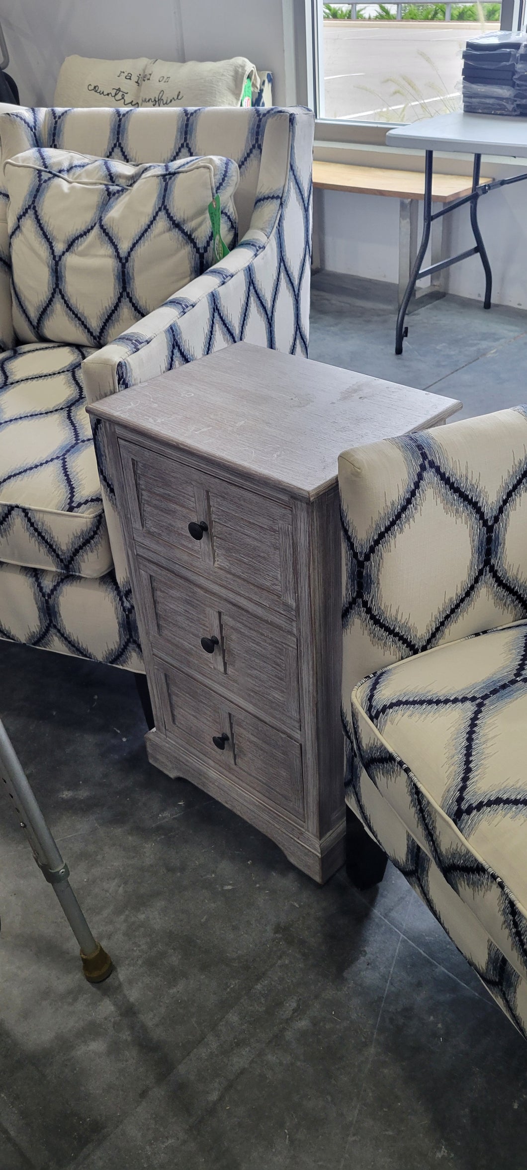 Weathered Gray End Table