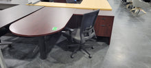 Load image into Gallery viewer, Mahogany L-Shape Desk
