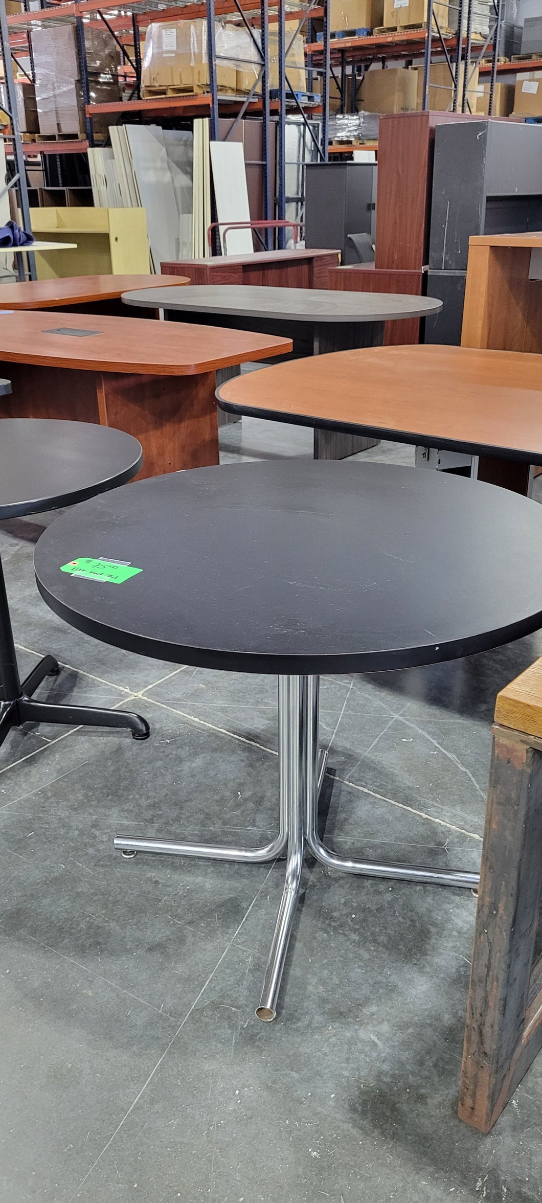 Black Round Table
