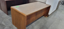 Load image into Gallery viewer, Oak Single Pedestal Straight Desk
