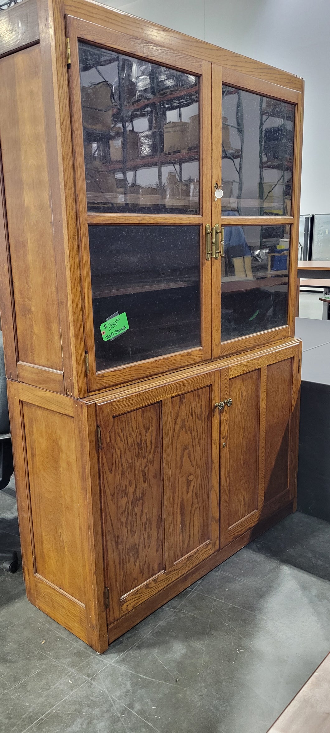 Oak Traditional Storage Cabinet