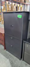 Load image into Gallery viewer, Black Storage Cabinet
