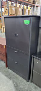 Black Storage Cabinet