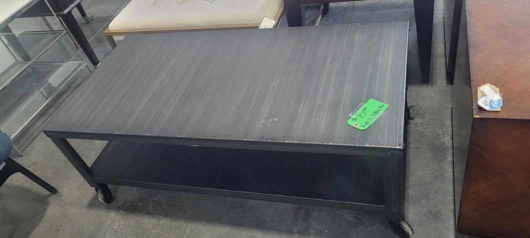 Gray Mobile Coffee Table