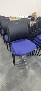 Blue Stacker Chair