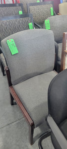 Gray Armless Guest Chair