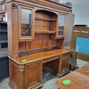 Traditional Executive Desk and Credenza