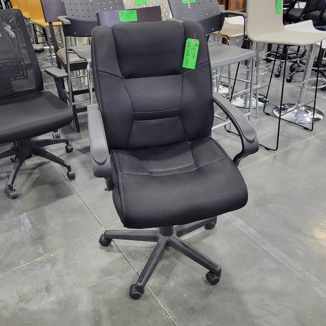Black Full Fabric Task Chair